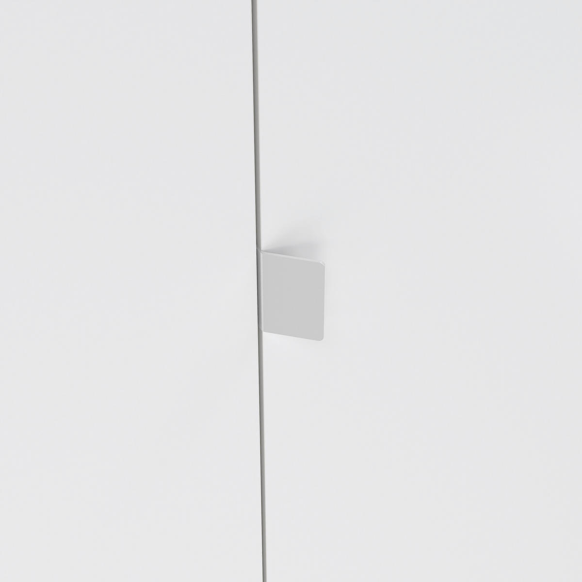 DREHTÜRENSCHRANK 197/202/58 cm 4-türig Eichefarben, Weiß  - Eichefarben/Weiß, KONVENTIONELL, Holzwerkstoff/Metall (197/202/58cm) - Boxxx