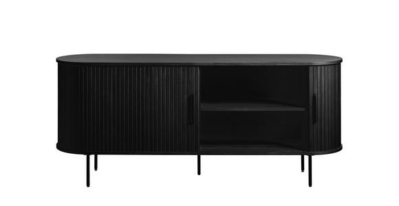 SIDEBOARD 180/76/45 cm  - Schwarz, Trend, Holz/Holzwerkstoff (180/76/45cm) - Xora