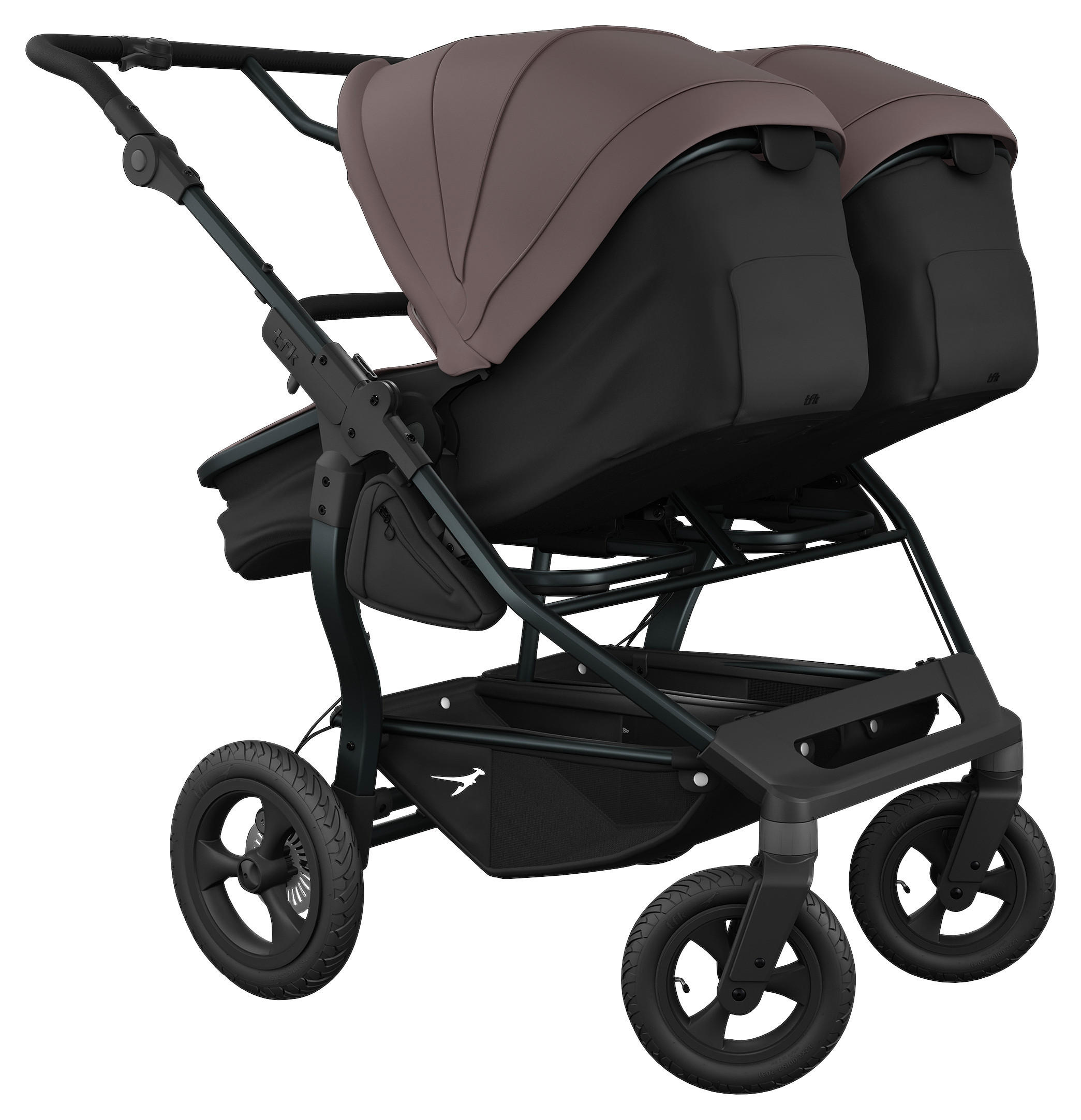 ZWILLINGSWAGEN  - Anthrazit, Basics, Metall (78,5/110/108cm) - TFK