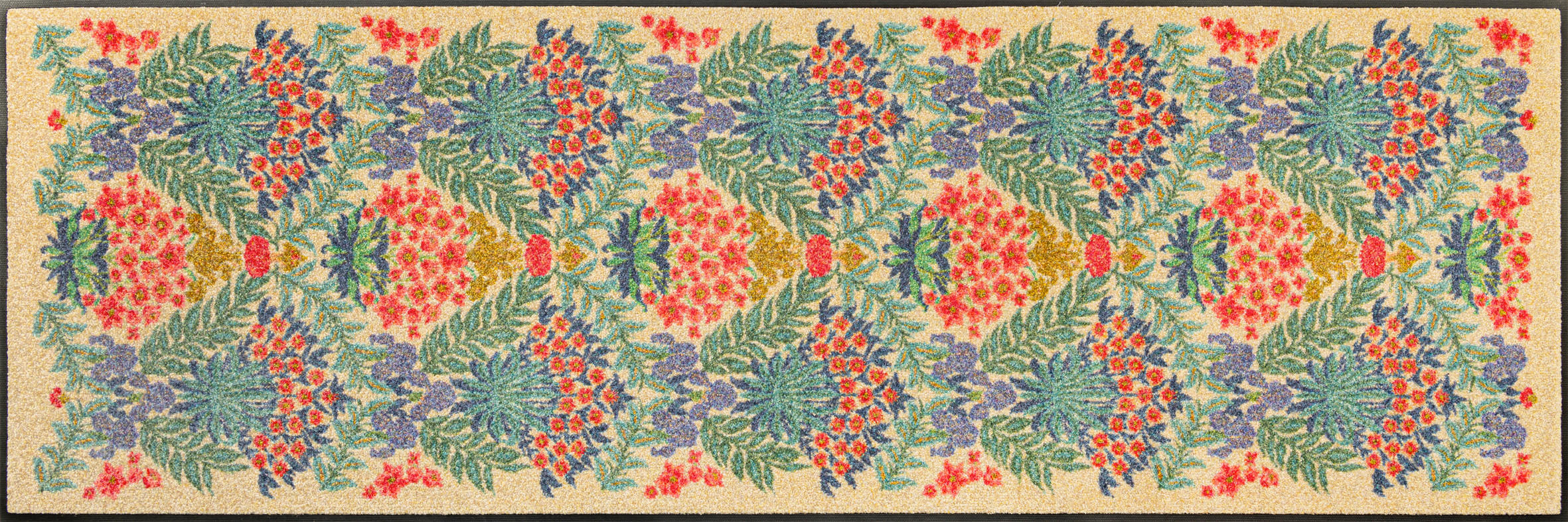 LÄUFER 60/180 cm Flower Bouquet Daylight Multicolor  - Multicolor, Basics, Kunststoff/Textil (60/180cm) - wash+dry