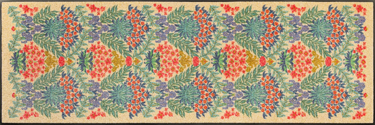 LÄUFER 60/180 cm Flower Bouquet Daylight  - Multicolor, Basics, Kunststoff/Textil (60/180cm) - wash+dry