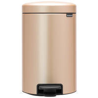 ABFALLEIMER NEW ICON 12 L  - Champagner, Basics, Kunststoff/Metall (25.1/41.1/33.8cm) - Brabantia