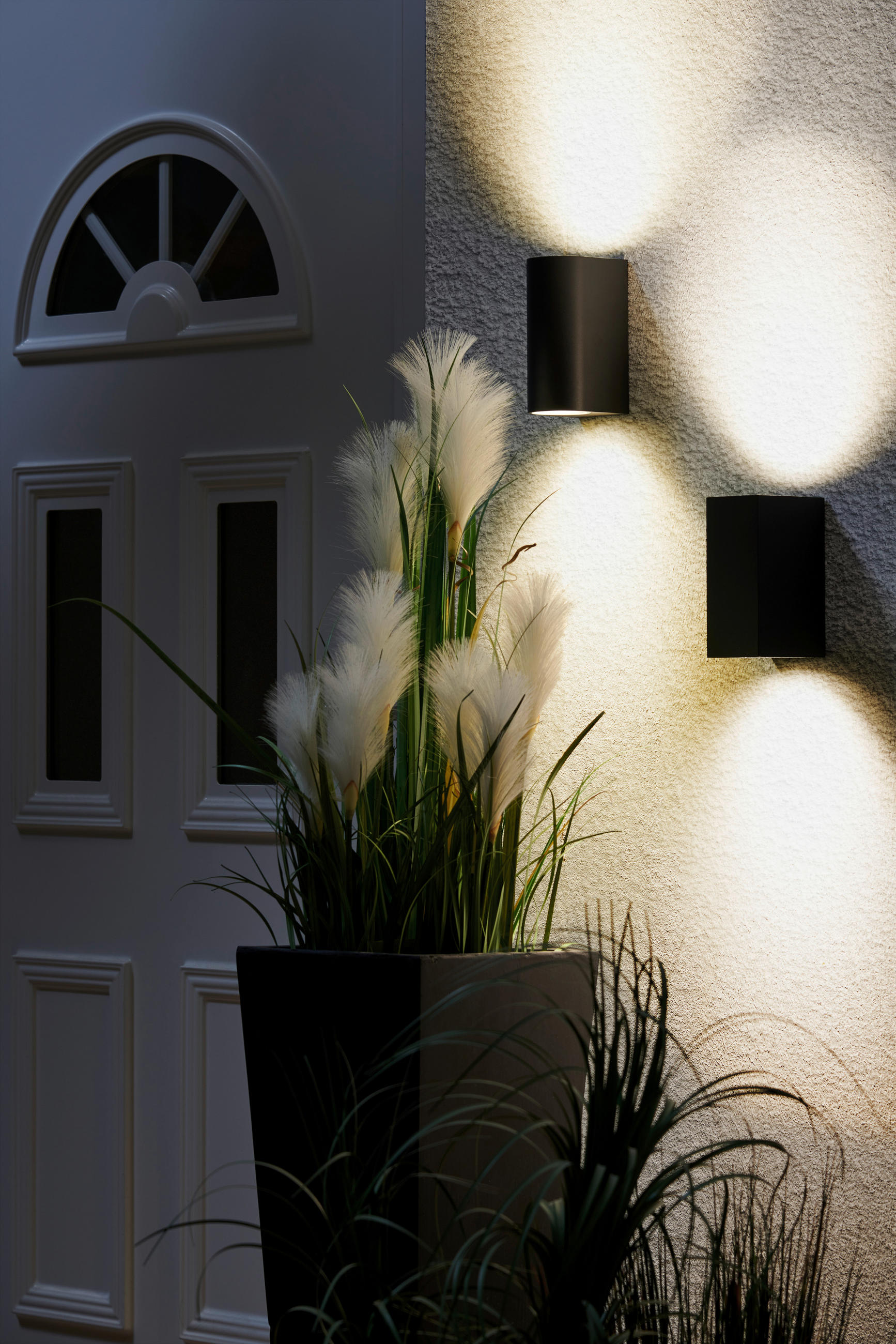 VÄGGLAMPA FÖR UTOMHUS 7/15 cm   - antracit, Basics, metall (7/15cm) - Trio Leuchten
