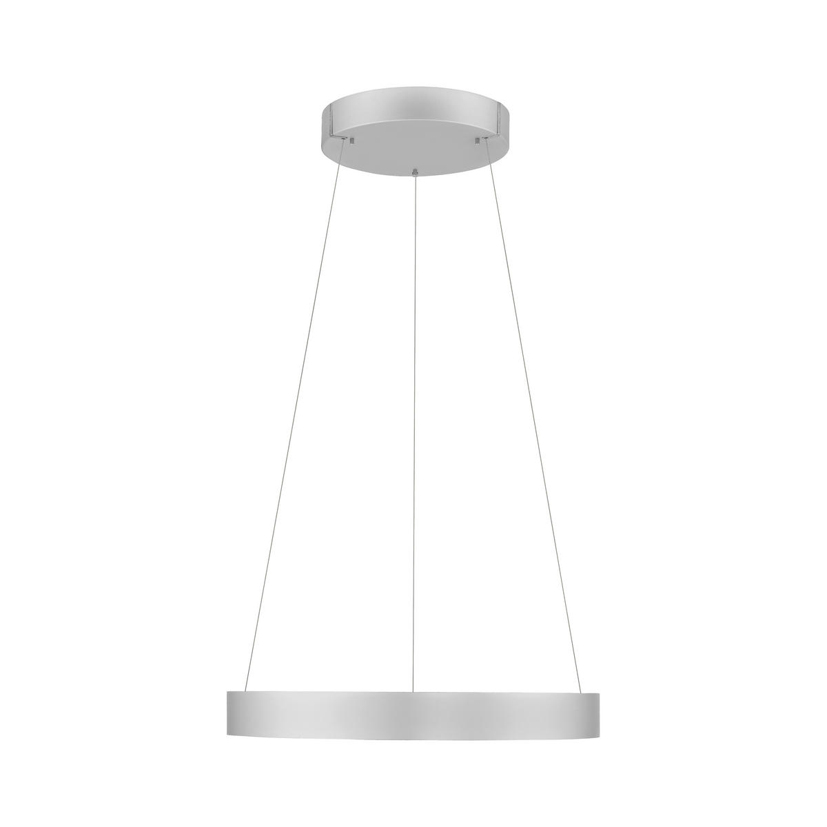 LAMPĂ SUSPENDATĂ CU LED 70/350 cm  - culoare aluminiu, Design, plastic/metal (70/350cm)