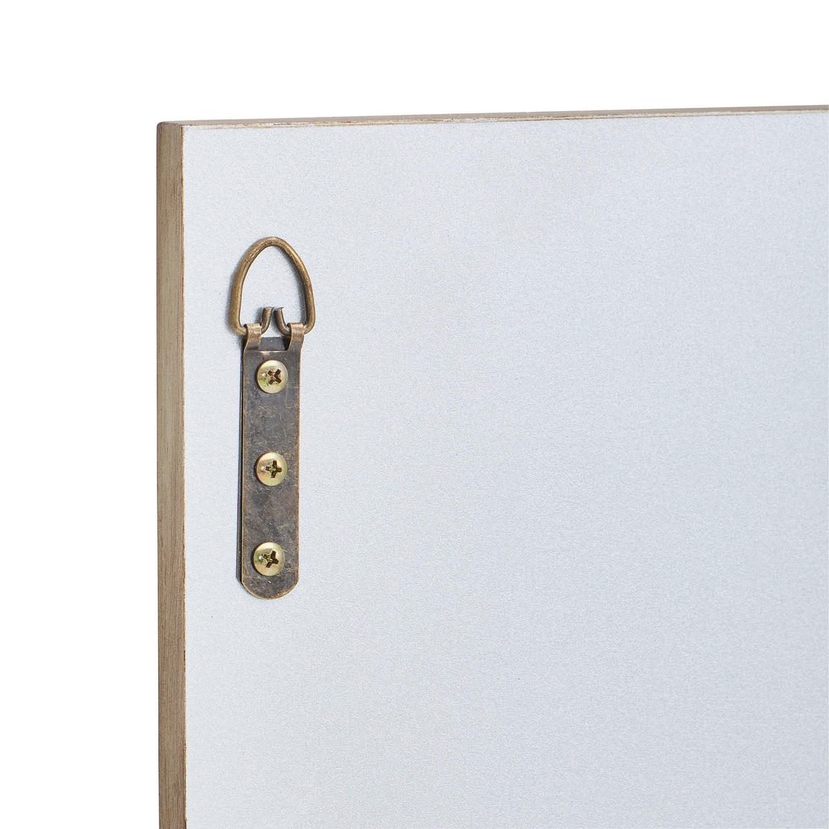 WANDSPIEGEL 100/100/1,5 cm    in quadratisch  - Klar/Goldfarben, Design, Glas/Holzwerkstoff (100/100/1,5cm) - MID.YOU