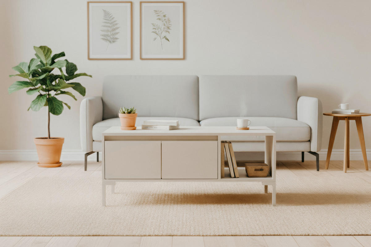 COUCHTISCH Holzwerkstoff 100/60/43 cm  - Kaschmir, Design, Holzwerkstoff/Metall (100/60/43cm) - MID.YOU