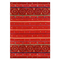 ORIENTTEPPICH  Wohnzimmer 80/200 cm kiss and say goodbye Rot rechteckig  - Rot, LIFESTYLE, Textil (80/200cm) - Cazaris
