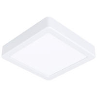 LED-DECKENLEUCHTE Fueva 16/16/2,8 cm   - Weiß, Basics, Kunststoff/Metall (16/16/2,8cm) - Novel