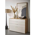 SIDEBOARD  121/88/45 cm 4 Schublade(n)  - Wildeiche/Perlmutt, Design, Holz/Holzwerkstoff (121/88/45cm) - Valnatura