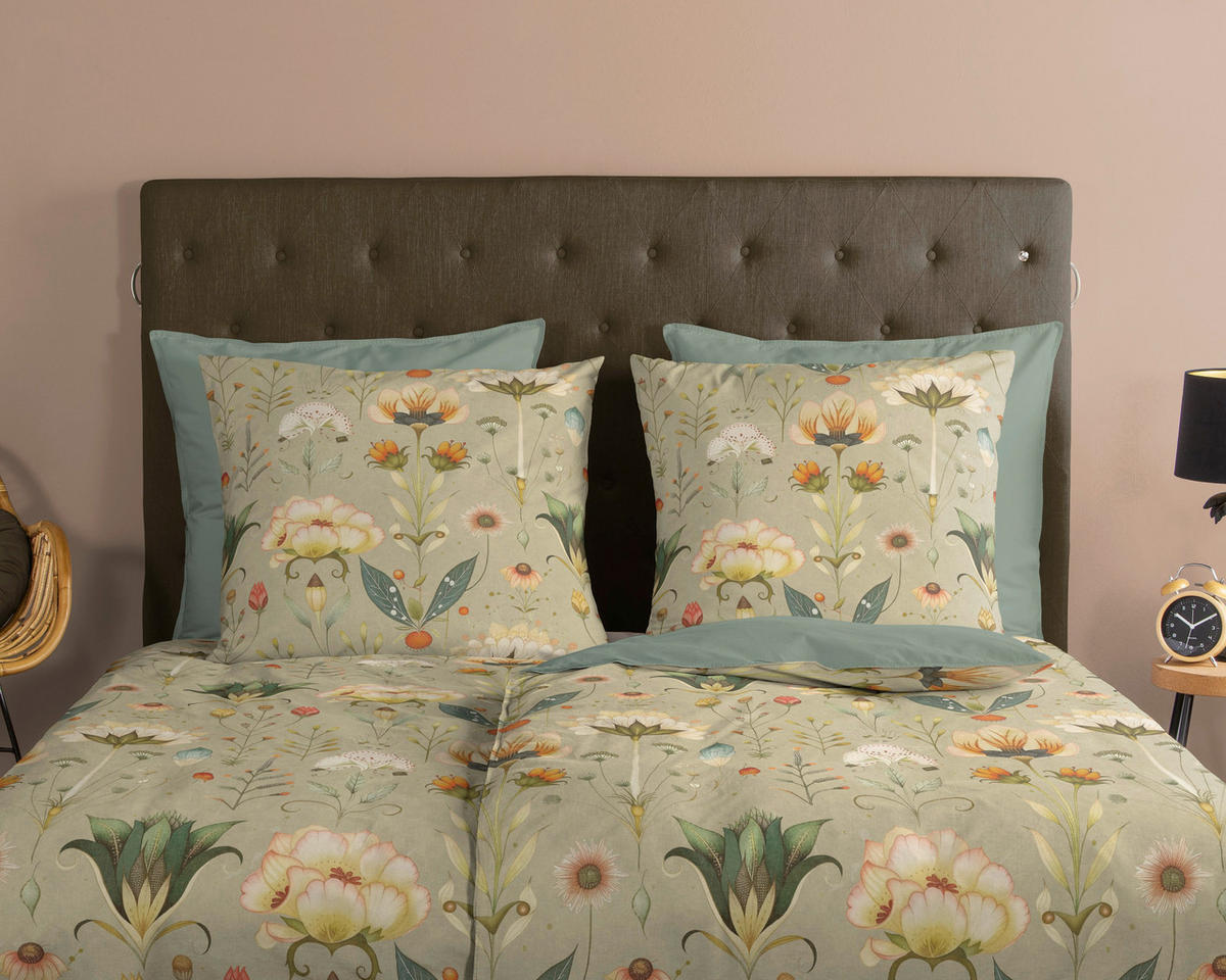 WENDEBETTWÄSCHE 2-teilig Good Morning Renforcé 140/200 cm  - Basics, Textil (140/200cm)
