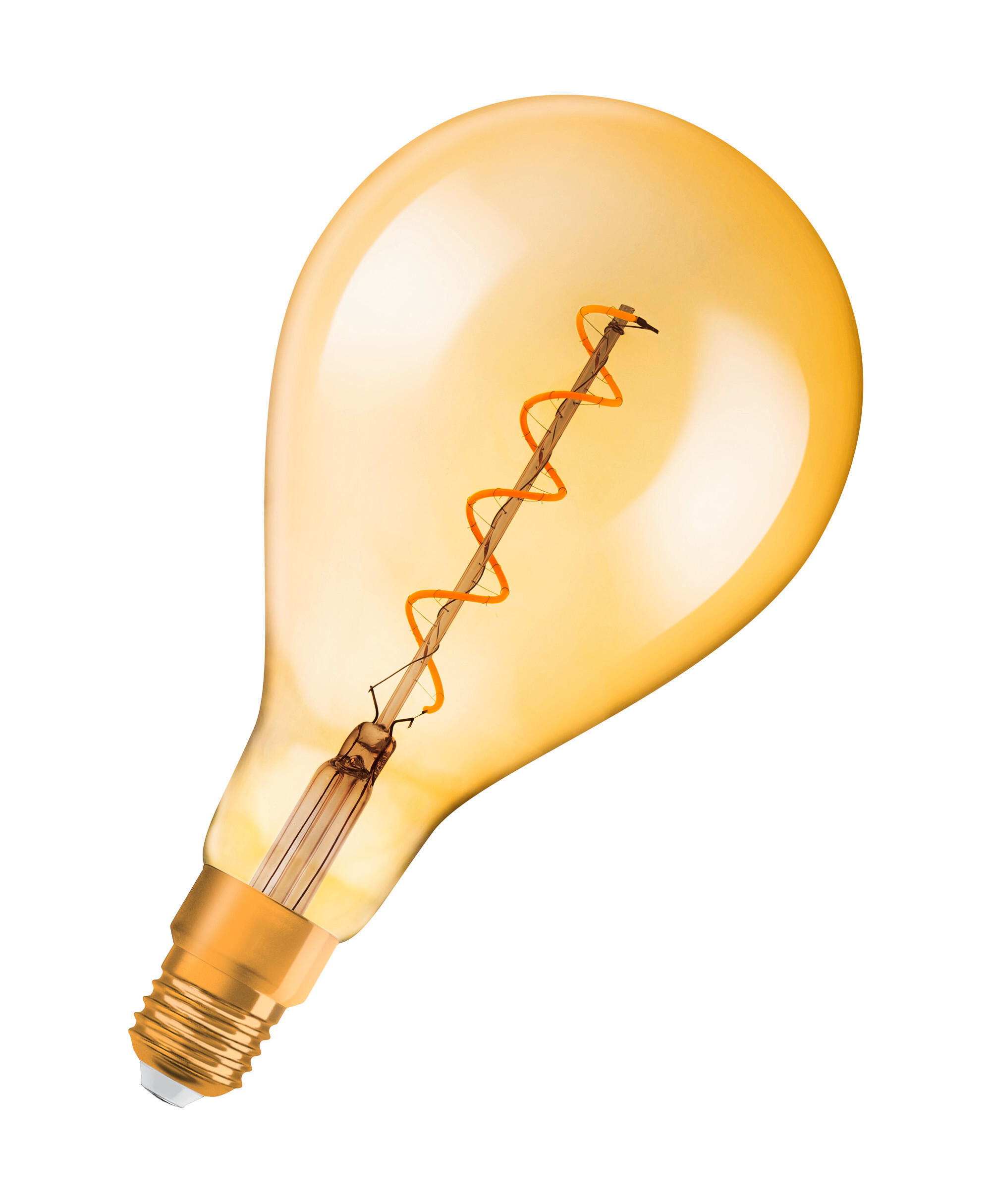 LED-LEUCHTMITTEL   E27 4 W 300 lm  - Goldfarben, Basics, Glas (16/28,7cm) - Osram