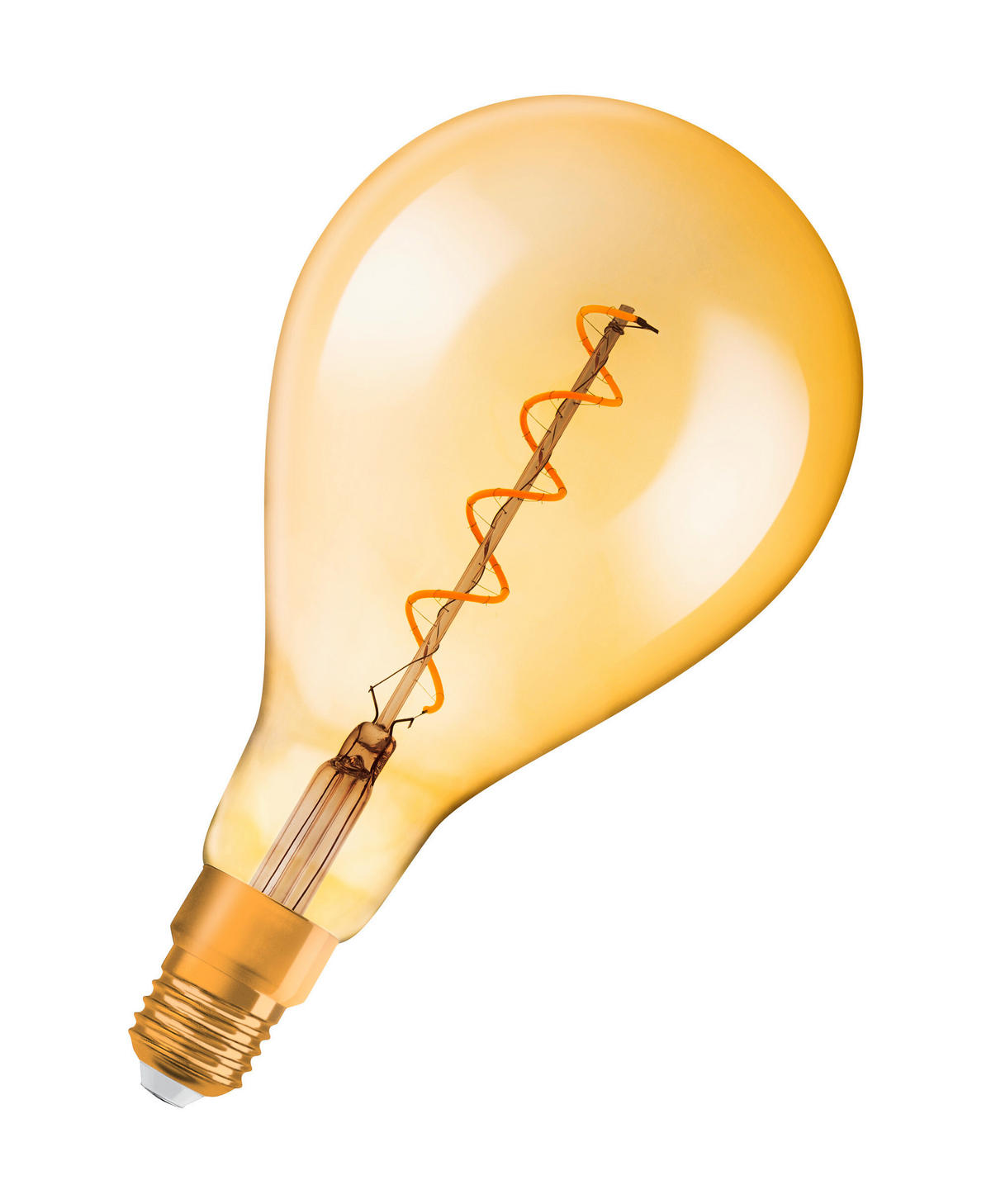 LED-LEUCHTMITTEL   E27 4 W 300 lm  - Goldfarben, Basics, Glas (16/28,7cm) - Osram