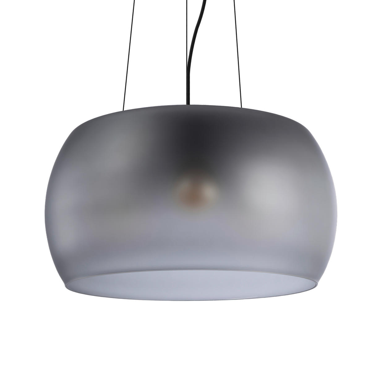 HÄNGELEUCHTE 40/120 cm  - Grau, Trend, Glas/Metall (40/120cm) - Collet's Monde