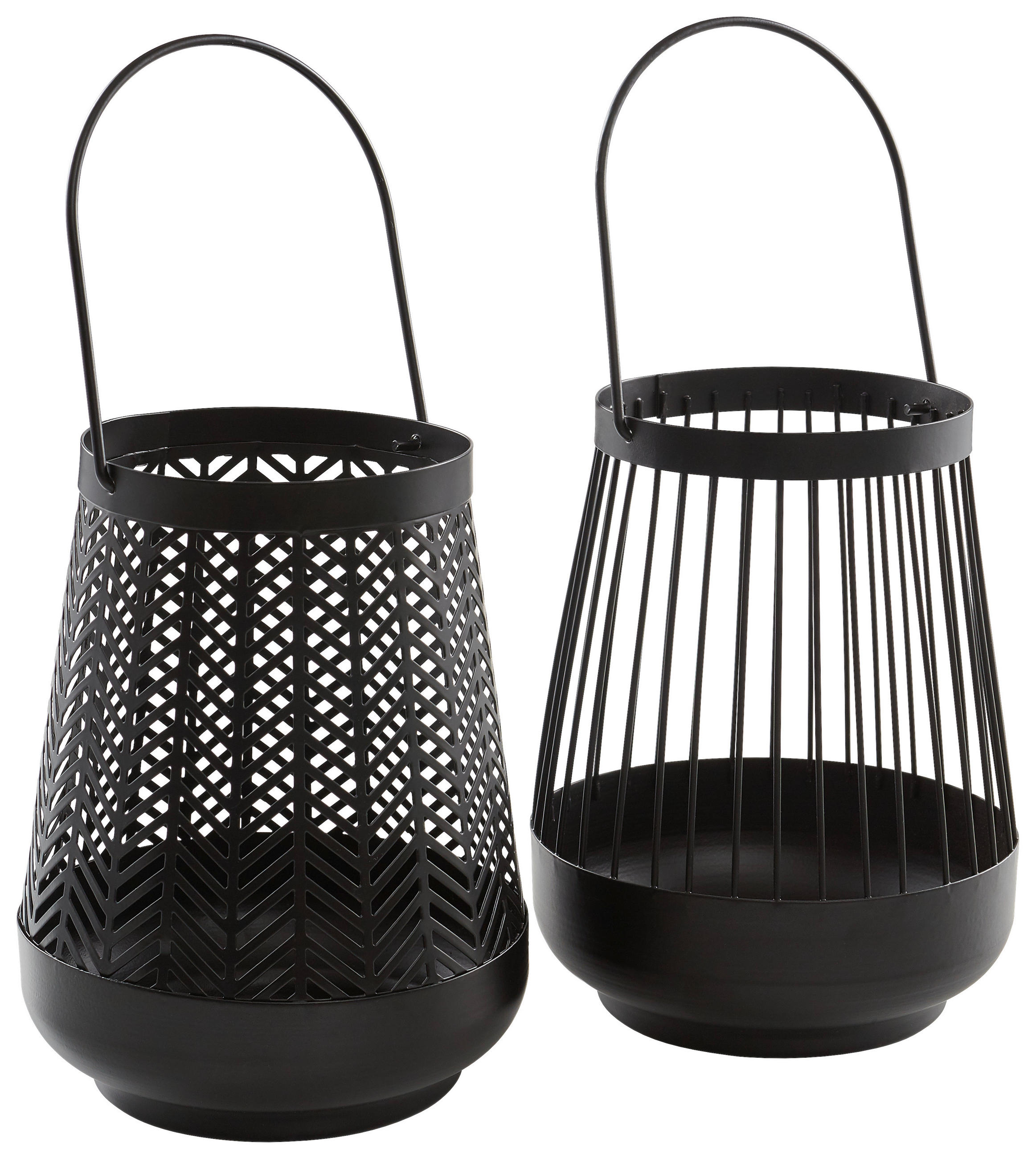 WINDLICHT - Schwarz, Basics, Metall (12/17cm)