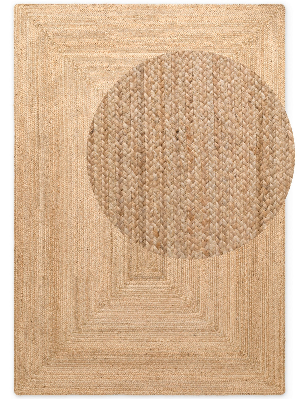 JUTETEPPICH 120/180 cm Juno Goldfarben rechteckig  - Goldfarben, Basics, Textil (120/180cm) - Hanse Home