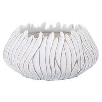 Vase Polyresin Honduras  - Weiß, Basics, Kunststoff (40/20/40cm)