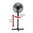 VENTILATOR PODNI crna - crna, Basics, metal/plastika (42/130cm) VENTILATOR PODNI crna - crna, Basics, metal/plastika (42/130cm)