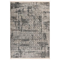 VINTAGE-TEPPICH  Wohnzimmer 80/150 cm Adeon 300 Grau rechteckig  - Grau, KONVENTIONELL, Naturmaterialien/Textil (80/150cm) - Kayoom