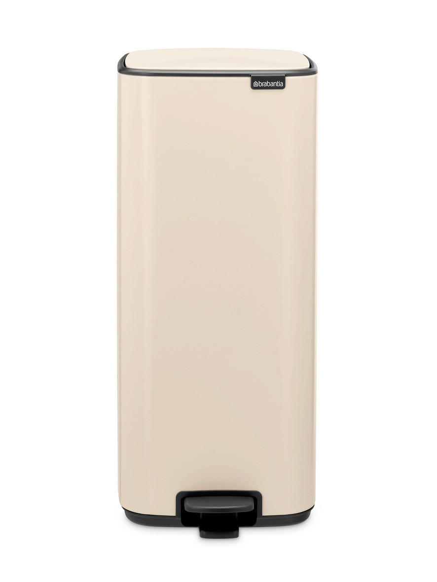 KOŠ S NOŽNOM PAPUČICOM  30 l  New Icon  - bež/antracit, Design, metal/plastika (28,8/64,7/35,8cm) - Brabantia