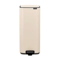KOŠ S NOŽNOM PAPUČICOM  30 l  New Icon  - bež/antracit, Design, metal/plastika (28,8/64,7/35,8cm) - Brabantia