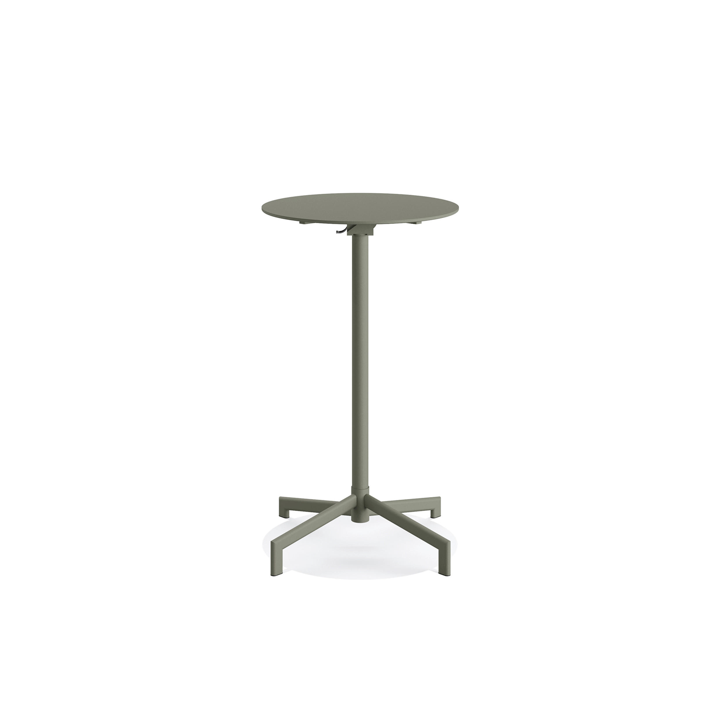 GARTEN-BARTISCH Metall rund  - Grün, Basics, Metall (60/74/102/60cm)