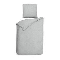 BETTWÄSCHE Franela Flanell 155/220 cm  - Hellgrau, Basics, Textil (155/220cm)