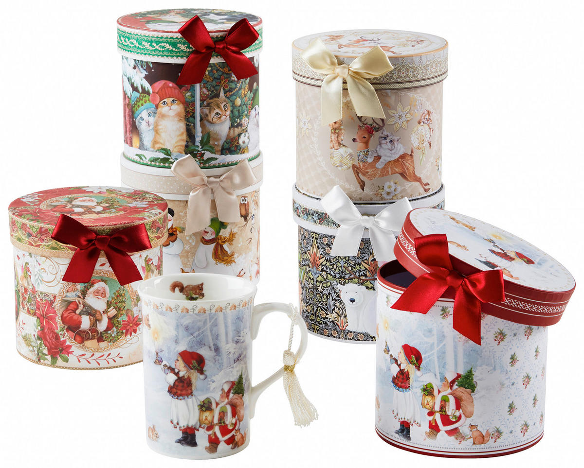 VELIKA ŠALICA ZA KAVU - višebojno, Lifestyle, keramika (0,32l) - X-Mas