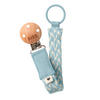SCHNULLERKETTE 0 Monat(e)  - Creme/Hellblau, Basics, Holz/Textil (7,8/18,9/2,2cm)