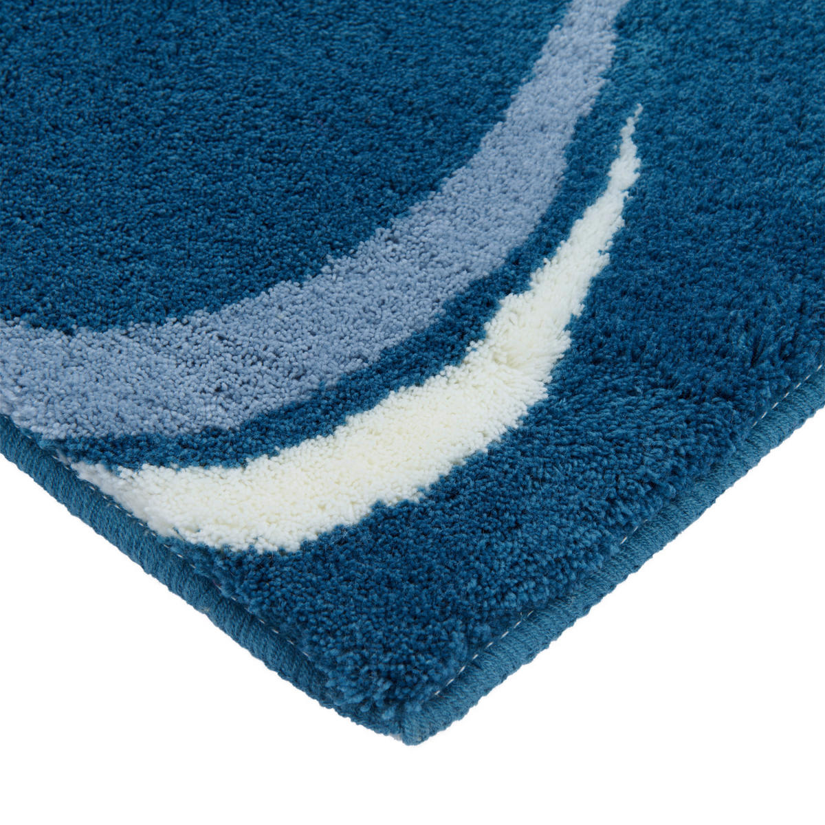 KOBEREC DO KOUPELNY,  - tmavě modrá, Design, textil/plast (60/2/90cm) - Kleine Wolke