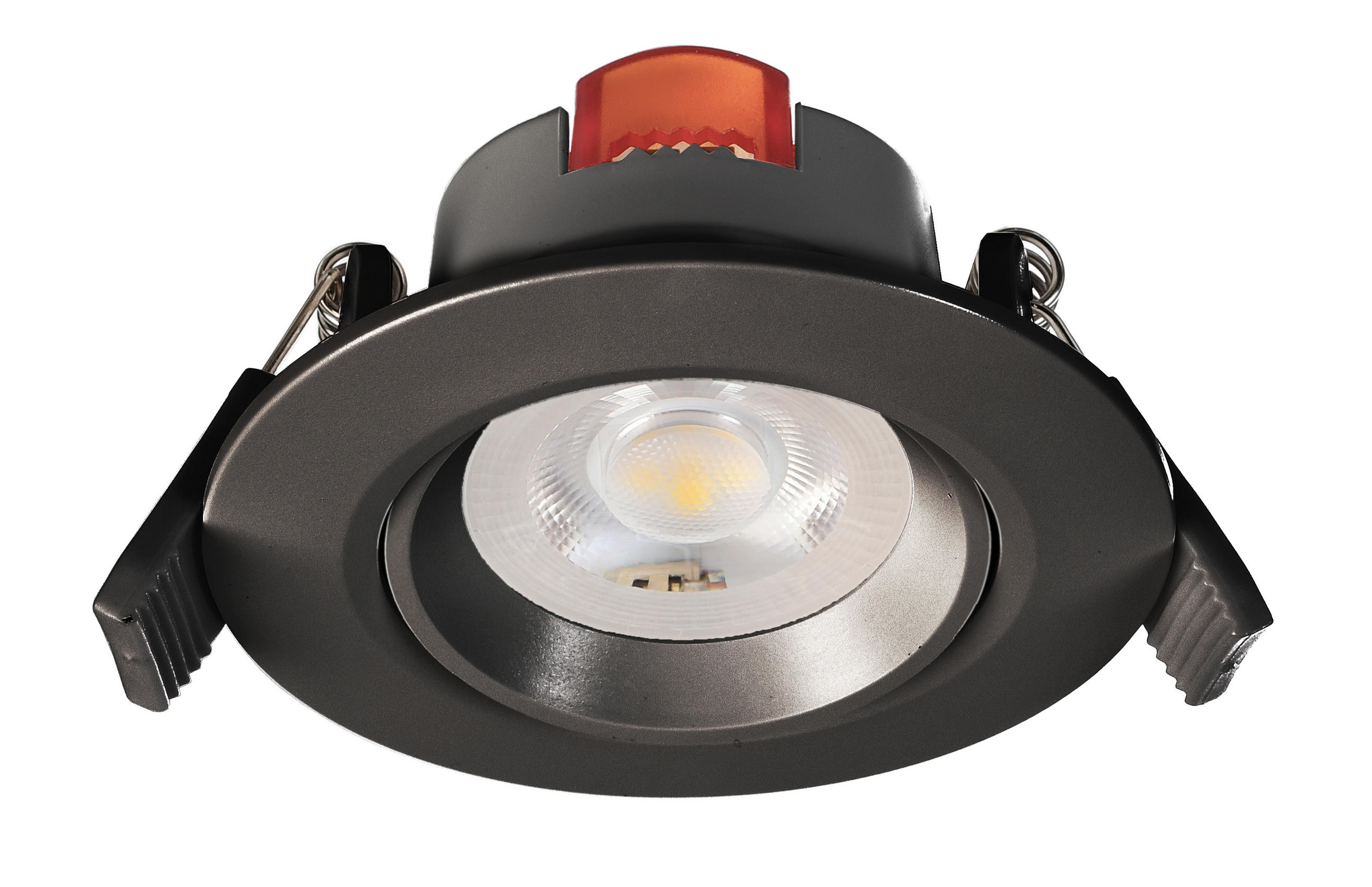LED-EINBAUSPOT SMD-68 8,5/8,5/4,4 cm   - Schwarz, KONVENTIONELL, Kunststoff (8,5/8,5/4,4cm)