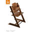 MATSTOL HÖG - mörkbrun, Basics, trä (46/79/49cm) - Stokke