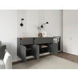 SIDEBOARD Newniq  in 150/75/42 cm  - Anthrazit, Design, Holzwerkstoff (150/75/42cm) - Hom`in