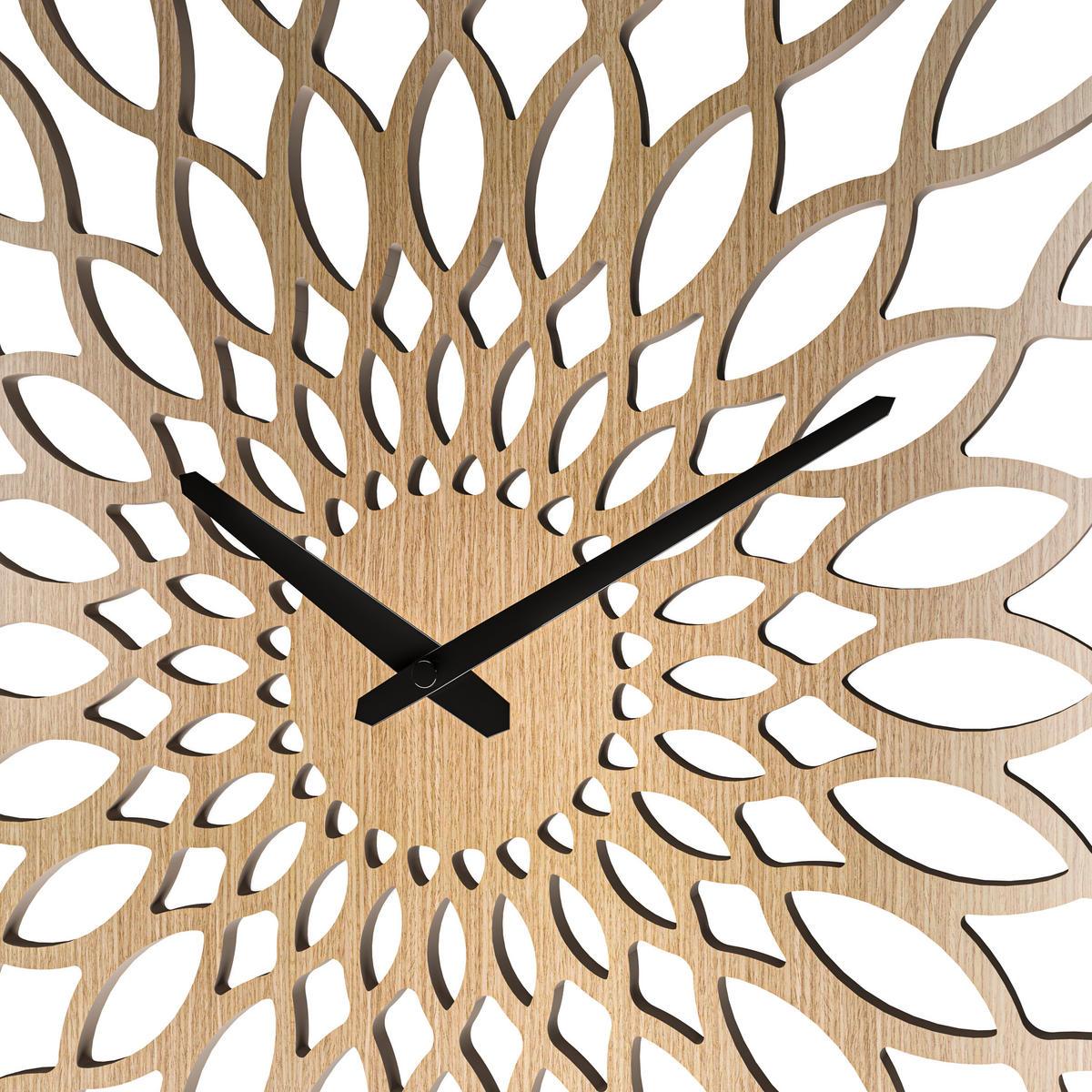 WANDUHR  Naturfarben 60 cm  - Naturfarben, Basics, Holz (60cm)