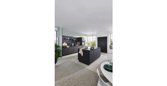EINBAUKÜCHE - Schwarz, Design, Holzwerkstoff - Dieter Knoll