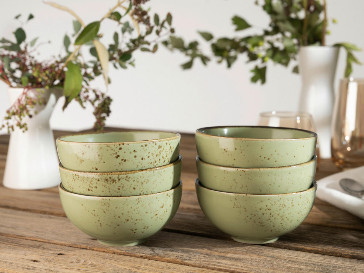 DIPPSKÅL SET 11,5 cm  - grön, Trend, keramik (11,5cm) - Creatable