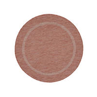 FLACHWEBETEPPICH 120/120 cm Relax Rot  - Rot, Basics, Textil (120/120cm) - Novel