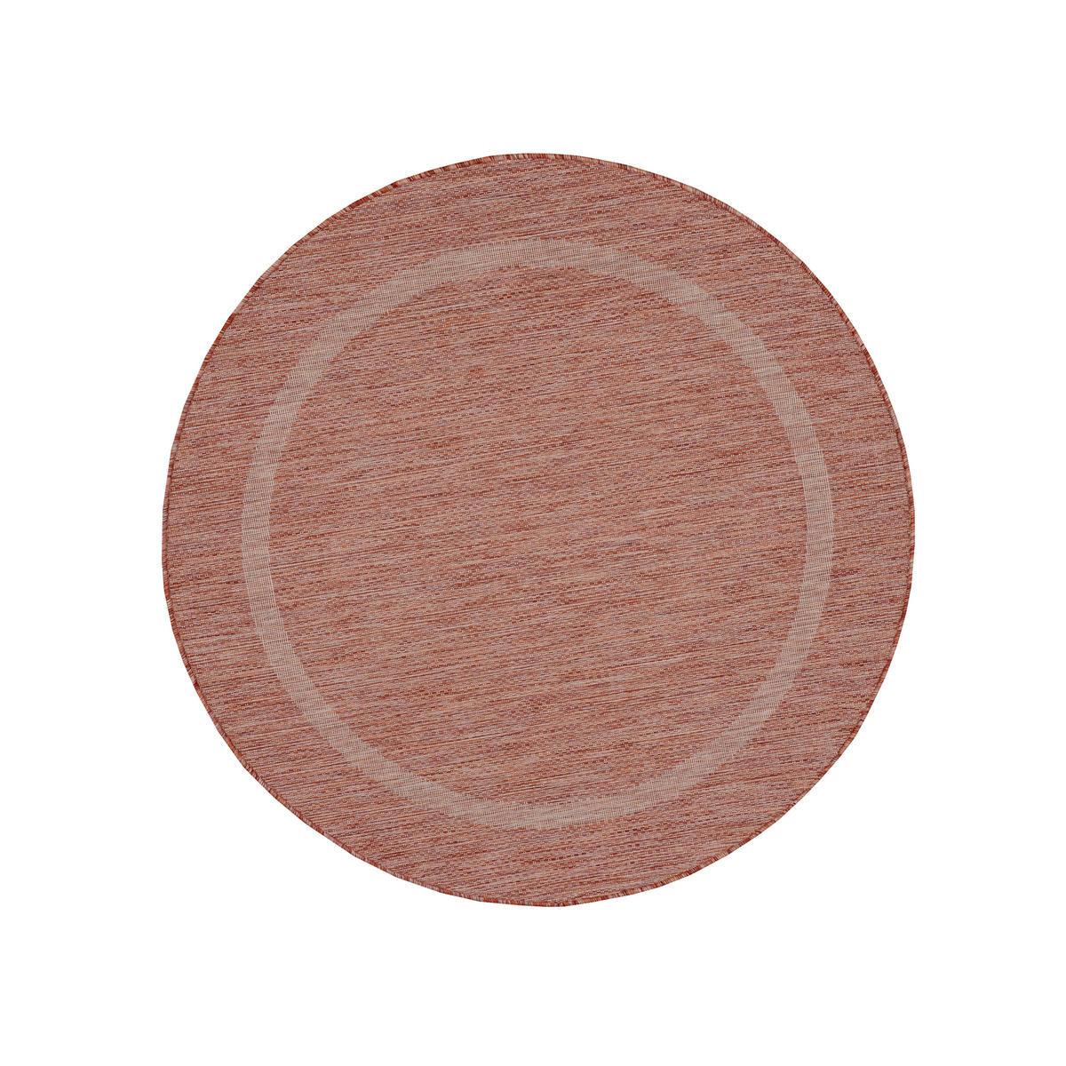 FLACHWEBETEPPICH 120/120 cm Relax Rot  - Rot, Basics, Textil (120/120cm) - Novel