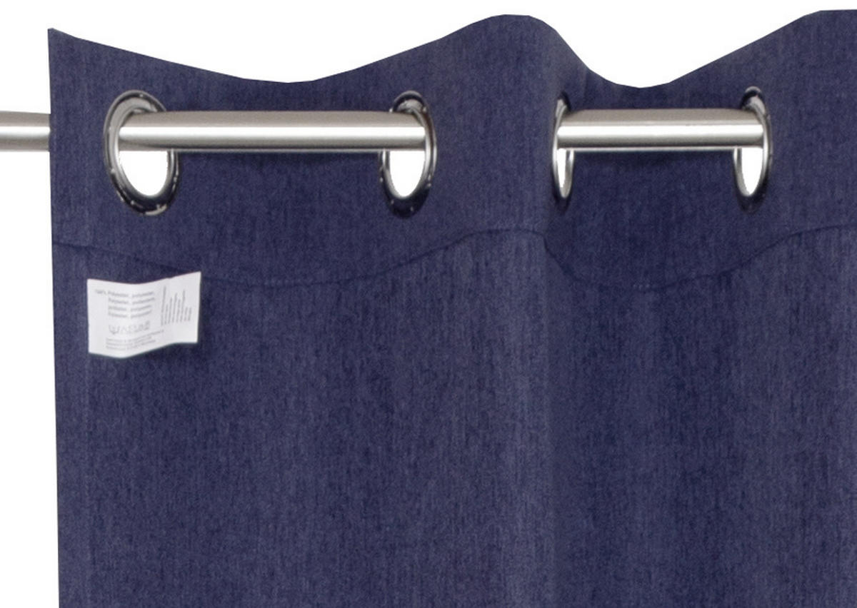 ÖSENVORHANG blickdicht  - Dunkelblau, Basics, Textil (140/250cm) - Esprit