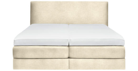 BOXSPRINGBETT 180/200 cm  in Beige  - Beige, KONVENTIONELL, Holz/Textil (180/200cm) - Dieter Knoll