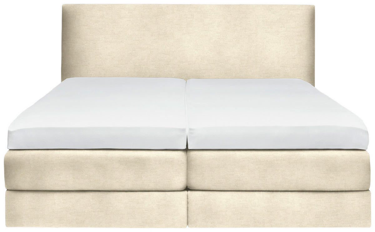 BOXSPRINGBETT 160/200 cm  in Beige  - Beige, Konventionell, Holz/Textil (160/200cm) - Dieter Knoll