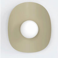 WANDLEUCHTE  23/13/30 cm    - Beige, Design, Glas/Metall (23/13/30cm)