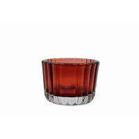 SKL. SVIETNIK NA ČAJ. SVIEČKU  sklo - Basics, sklo (5,6/3,8cm)