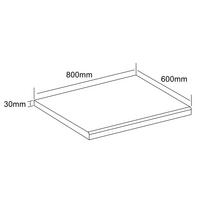 ARBEITSPLATTE 80/3/60 cm  - Honigeiche, Trend, Holzwerkstoff (80/3/60cm) - MID.YOU