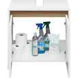 WASCHBECKENUNTERSCHRANK 61,8/59,3/32,2 cm  - Eichefarben/Weiß, KONVENTIONELL, Holzwerkstoff (61,8/59,3/32,2cm) - Xora