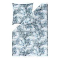 BETTWÄSCHE Natürlich Estella 155/220 cm  - Blau, Design, Textil (155/220cm) - Estella