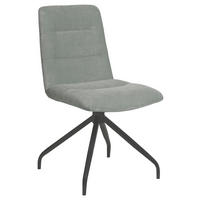 STUHL Webstoff Grau  - Schwarz/Grau, Design, Textil/Metall (50/90/63cm) - Carryhome