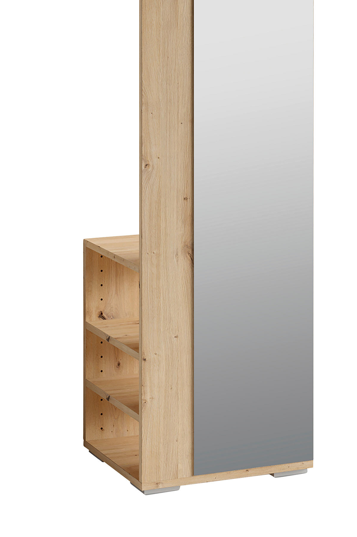 GARDEROBE 3-teilig  in 40/184/35 cm  - Anthrazit/Eiche Artisan, Design, Holzwerkstoff (40/184/35cm) - MID.YOU