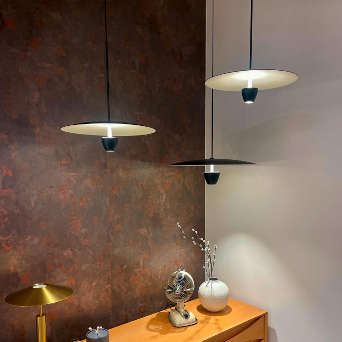 LED-HÄNGLAMPA Ufo 30/120 cm  - svart, Design, metall (30/120cm)