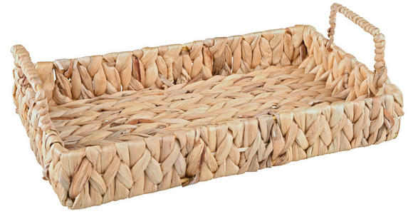 SERVIERTABLETT   37/23/6-10 cm   - Naturfarben, Basics, Naturmaterialien/Metall (37/23/6-10cm) - Landscape