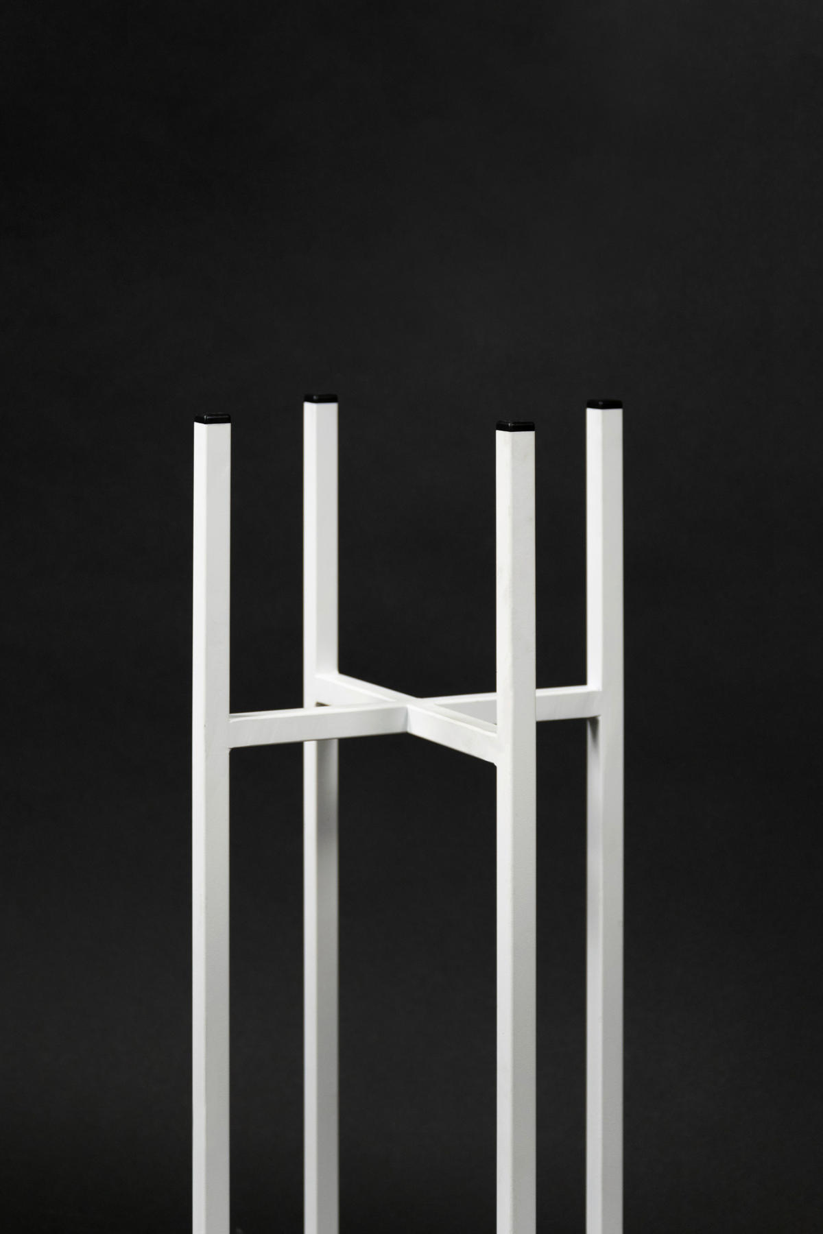 BLUMENSTÄNDER in Metall  - Weiß, Basics, Metall (22/60/22cm)